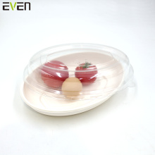Eco Friendly Disposable Bagasse Hamburger Food Containers Box For Fast Food Use